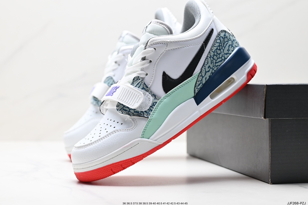 135 耐克Nike Air Jordan Legacy 312 Low”White/Pine Green“乔丹篮球鞋 CD7069-130