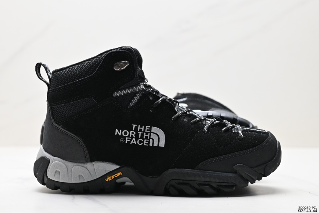 The North Face North Face Men's Hiking Shoes Autumn and Winter Outdoor Waterproof Wear-resistant Hiking Shoes