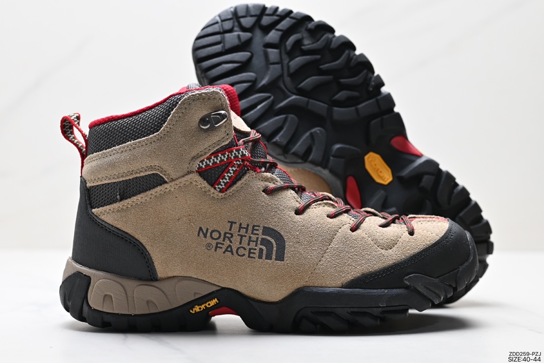 The North Face North Face Men's Hiking Shoes Autumn and Winter Outdoor Waterproof Wear-resistant Hiking Shoes