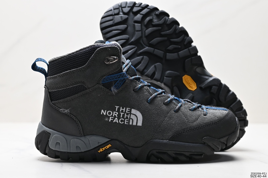 The North Face North Face Men's Hiking Shoes Autumn and Winter Outdoor Waterproof Wear-resistant Hiking Shoes