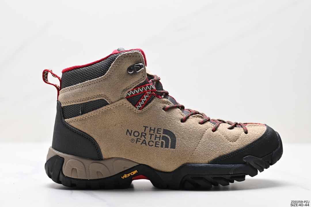 The North Face North Face Men's Hiking Shoes Autumn and Winter Outdoor Waterproof Wear-resistant Hiking Shoes