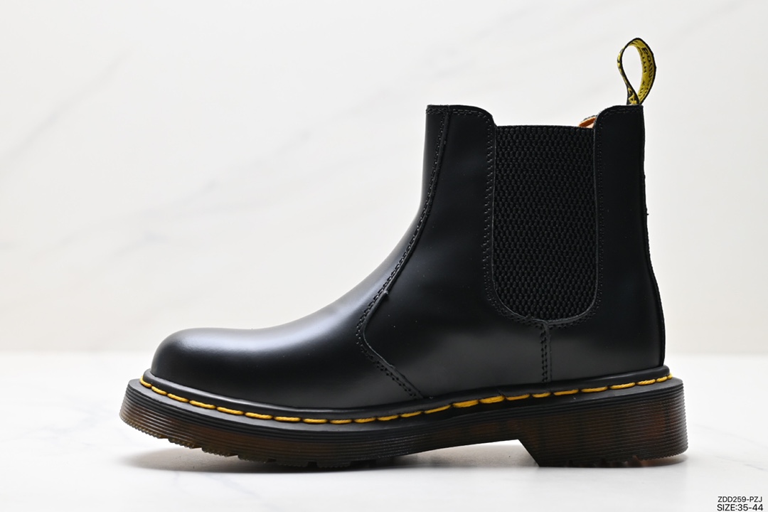 Couple's Dr Martens leather boots high top