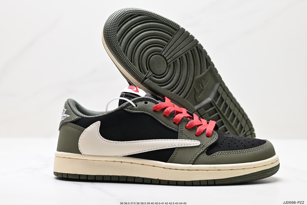 130 AJ1倒勾Travis Scott x Air Jordan 1 ” Reverse Mocha “ AJ1乔1篮球鞋 CQ3227-210