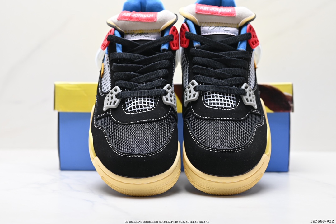 150 耐克Nike Air Jordan 4 Retro”Bred Reimagined“迈克尔·乔丹AJ4代中帮篮球鞋“皮革版黑红公牛”BQ7669-700