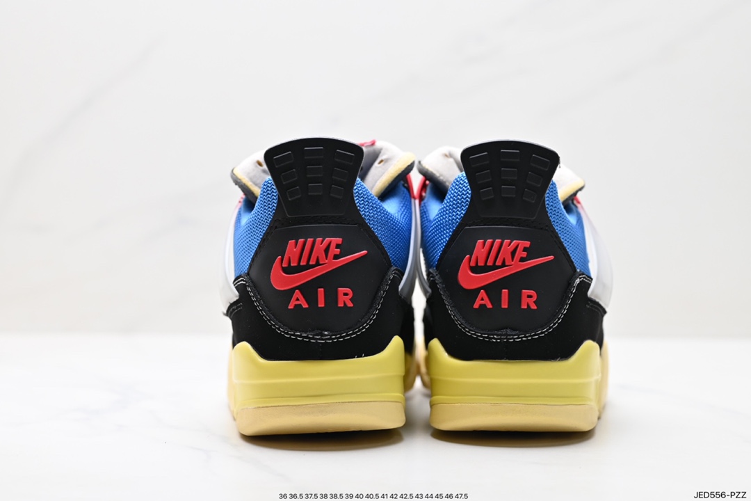 150 耐克Nike Air Jordan 4 Retro”Bred Reimagined“迈克尔·乔丹AJ4代中帮篮球鞋“皮革版黑红公牛”BQ7669-700