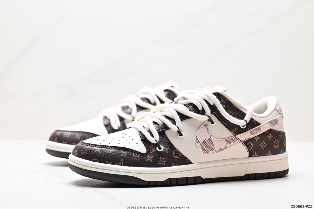 NK Dunk Low Retro ”DIY straps high-end custom low-top casual sports shoes FC1688-155