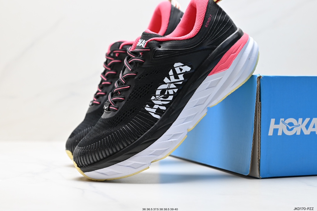 160 HOKA ONE W BONDI 7 余文乐同款 机能缓震跑鞋