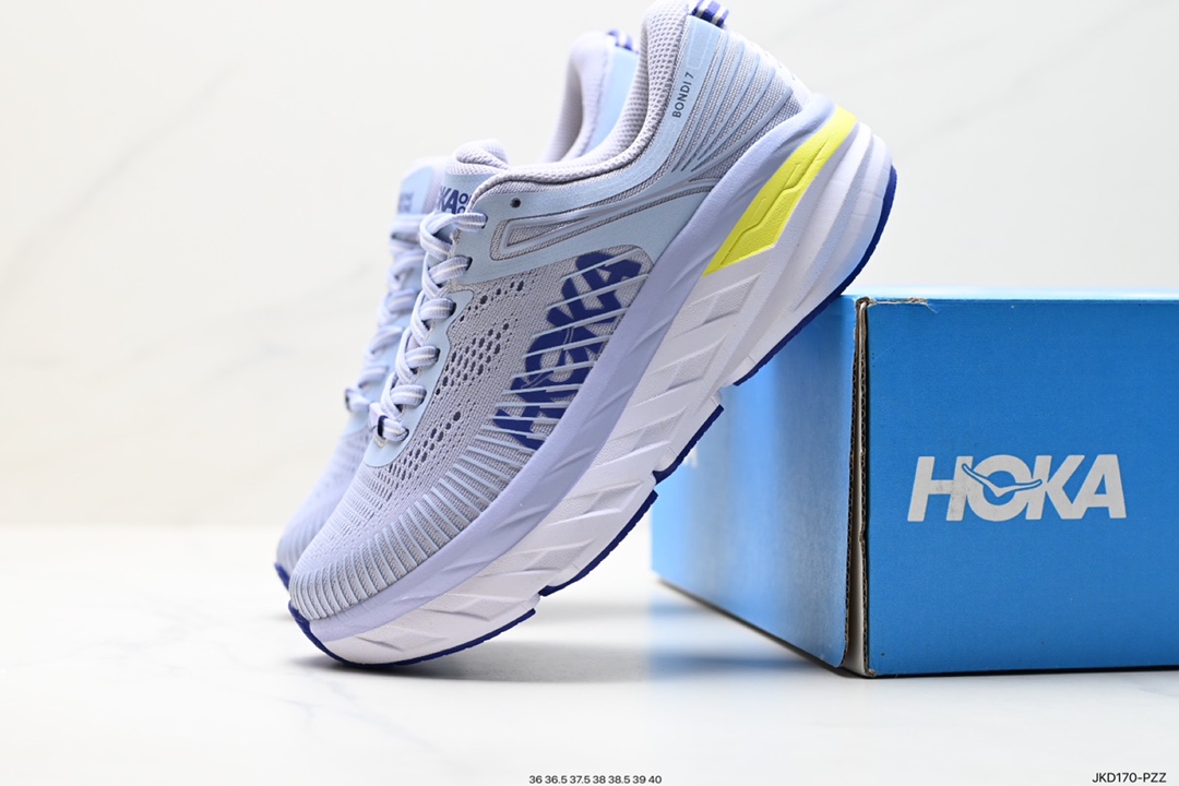 160 HOKA ONE W BONDI 7 余文乐同款 机能缓震跑鞋