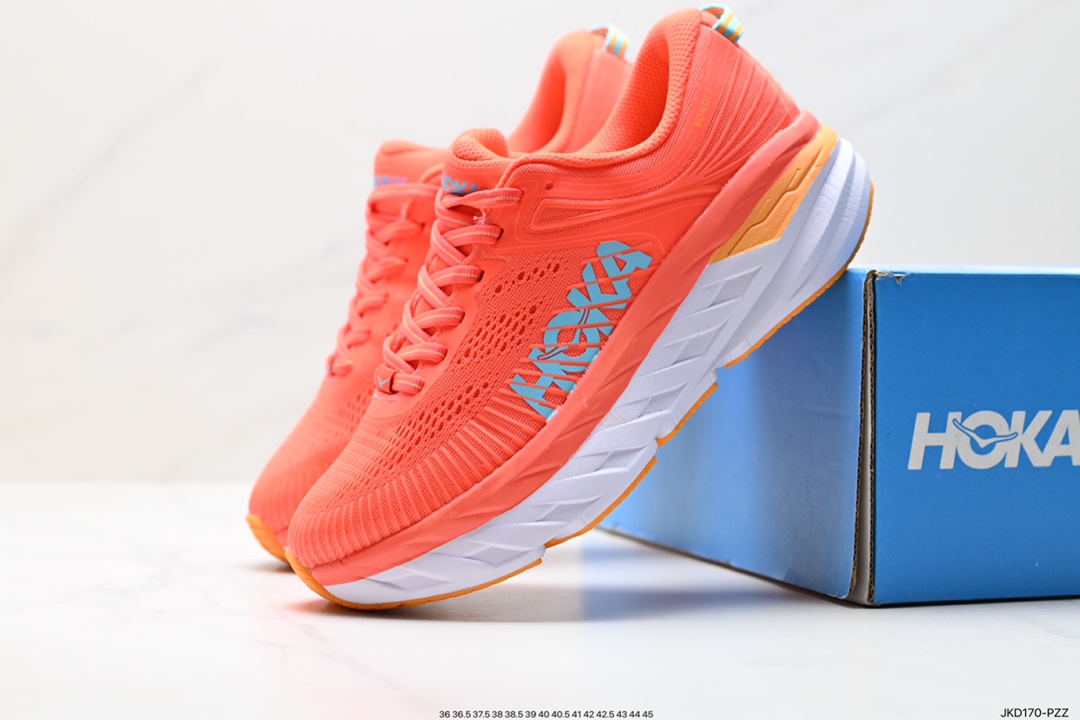 160 HOKA ONE W BONDI 7 余文乐同款 机能缓震跑鞋