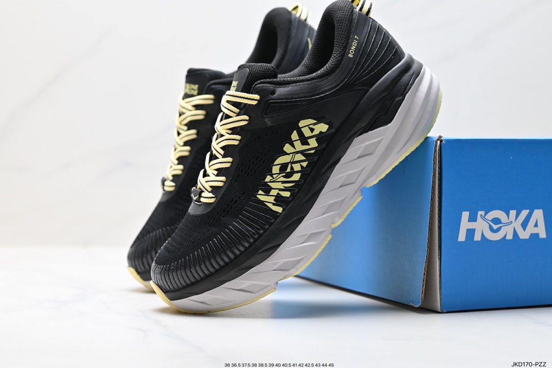 160 HOKA ONE W BONDI 7 余文乐同款 机能缓震跑鞋