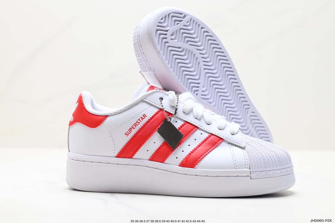 Thick-soled shell head Adidas clover Originals Superstar Pride RM shell sneakers IF8067