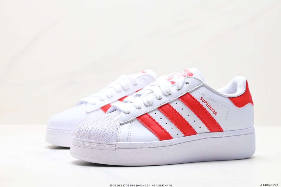 Thick-soled shell head Adidas clover Originals Superstar Pride RM shell sneakers IF8067