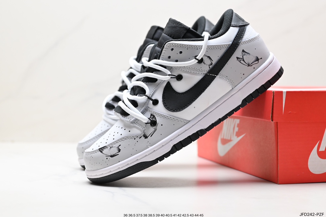 170 耐克Nike SB Dunk Low”Milk White/Pink/Smile“扣篮系列低帮休闲运动滑板板鞋  DV0831-101