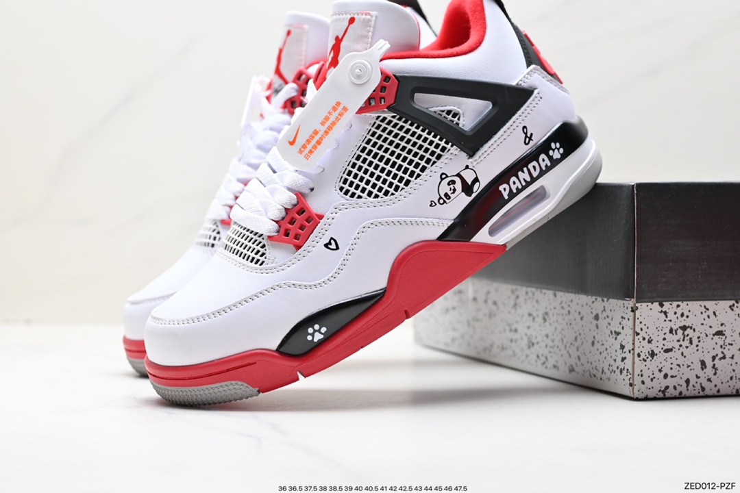 260 Nike Air Jordan 4 Retro OG”Fire Red“迈克尔·乔丹AJ4代中帮复古休闲运动文化篮球鞋 DC7770-160