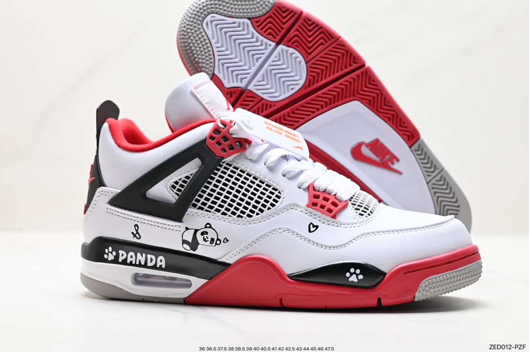 260 Nike Air Jordan 4 Retro OG”Fire Red“迈克尔·乔丹AJ4代中帮复古休闲运动文化篮球鞋 DC7770-160