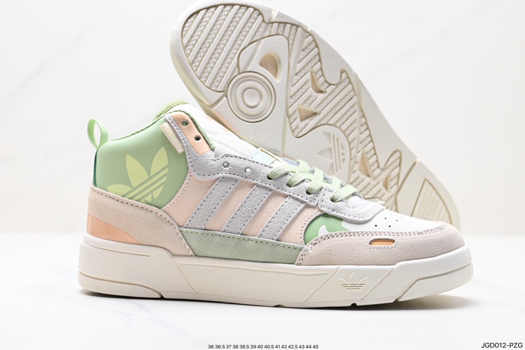 180 Adidas   Originals Post UP 中邦加绒”黑白灰”这款adidas经典款 IG9127