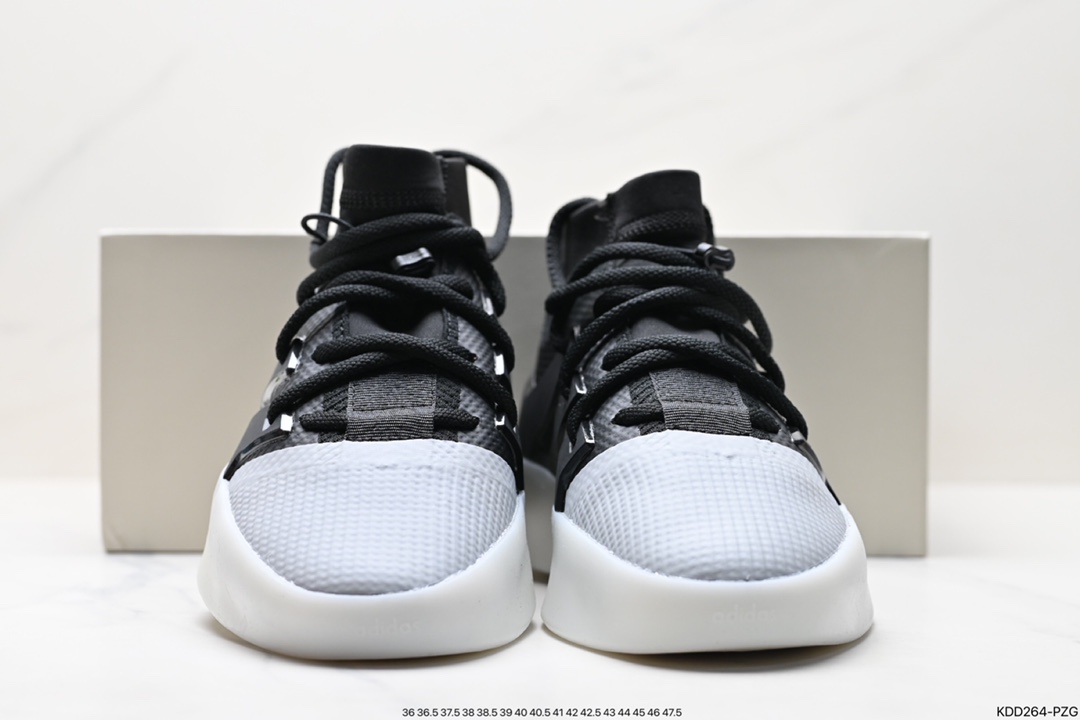 430 Adidas X Fear of God Fog 联名黑色棕色复古休闲鞋 IF6179