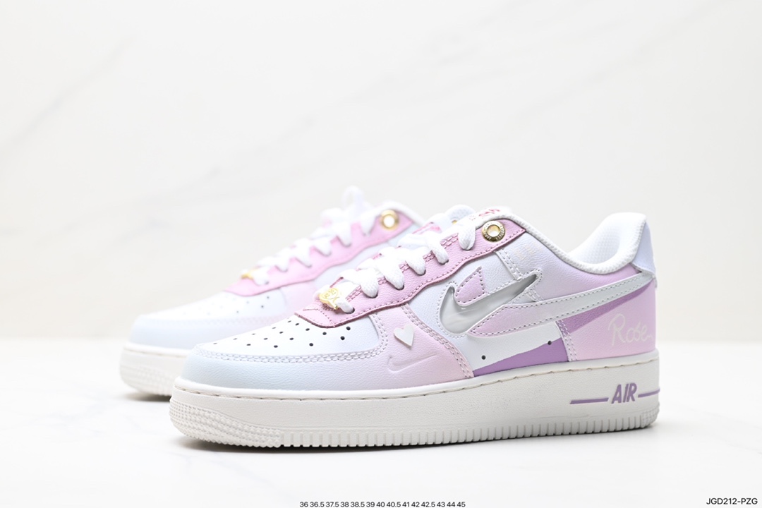 180 Nike  Air Force 1‘07 Low 渐变粉 DZ5616-100