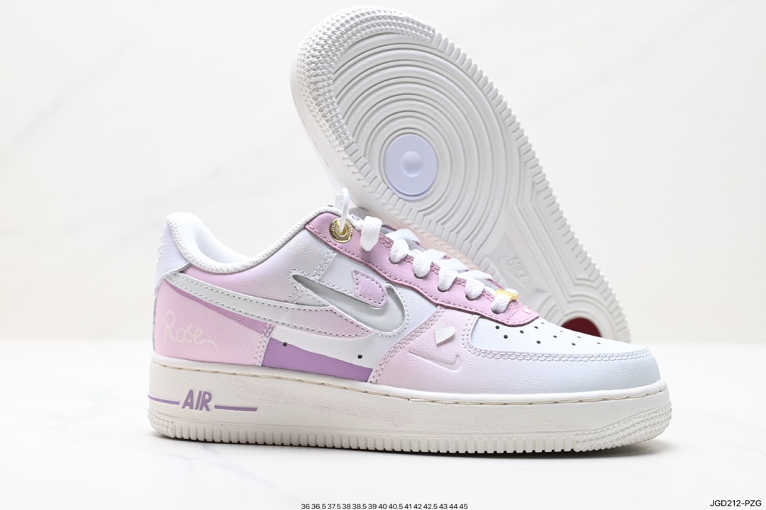 180 Nike  Air Force 1‘07 Low 渐变粉 DZ5616-100