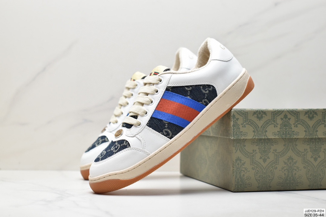 130 古驰Gucci Distressed Screener sneaker 古驰小脏鞋系列