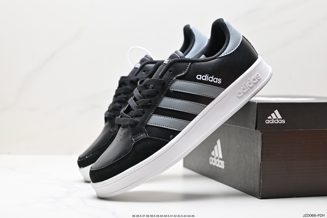 140 阿迪 Adidas   Breaknet Plus Low 打破系列低帮复古板鞋 HO1967