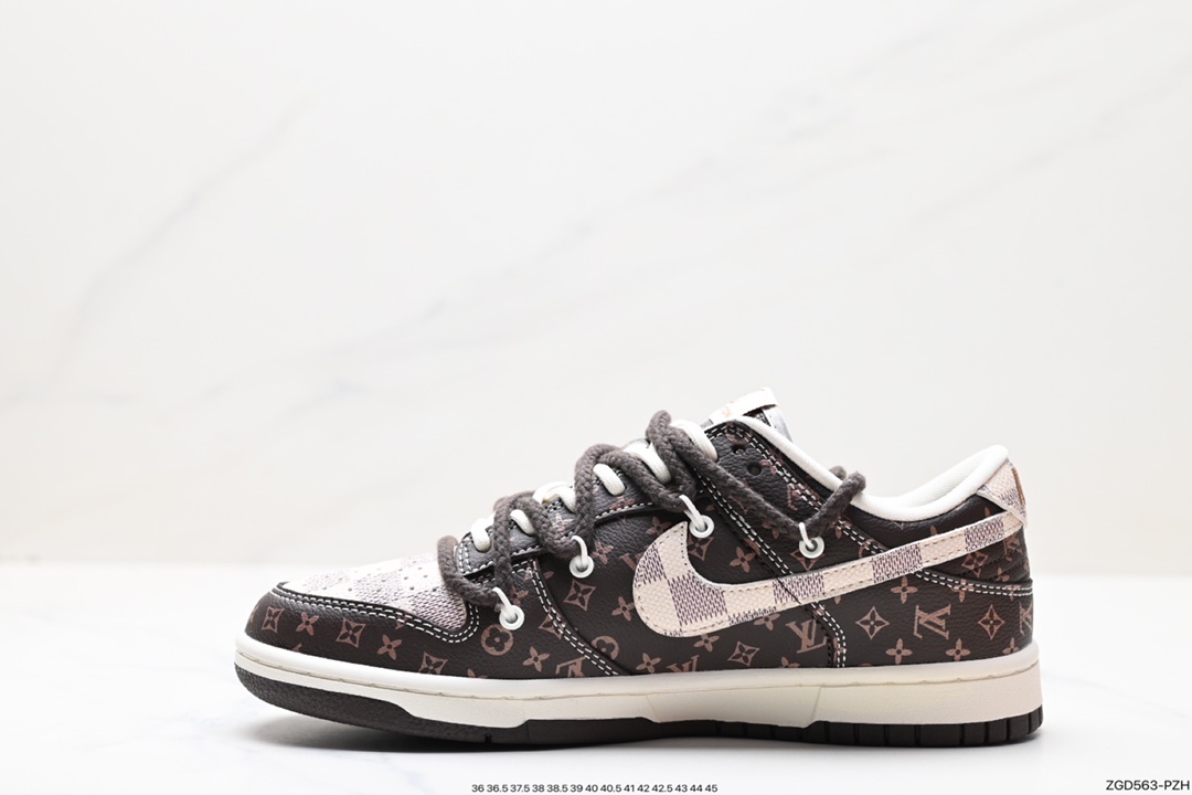 NK Dunk Low Retro ”DIY straps high-end customization” low-top casual sports shoes FC1688-158