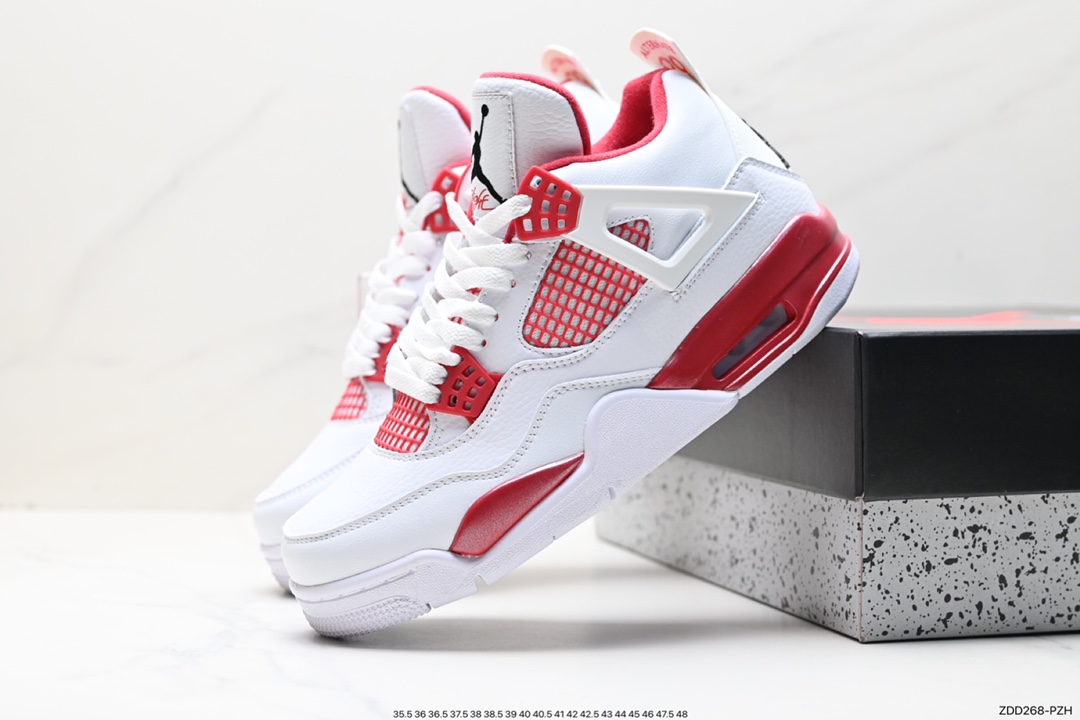 230 耐克Nike Wmns Air Jordan 4 Retro GS”Linen”迈克尔·乔丹AJ4代中帮复古休闲运动文化篮球鞋“白卡其”