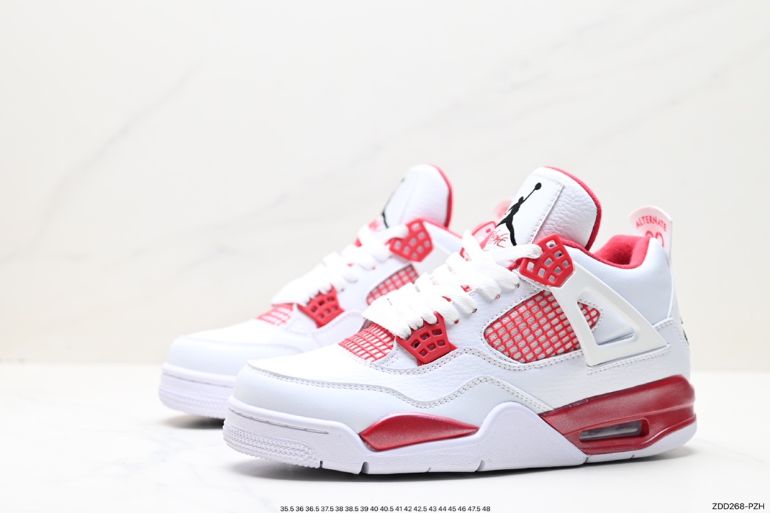 230 耐克Nike Wmns Air Jordan 4 Retro GS”Linen”迈克尔·乔丹AJ4代中帮复古休闲运动文化篮球鞋“白卡其”