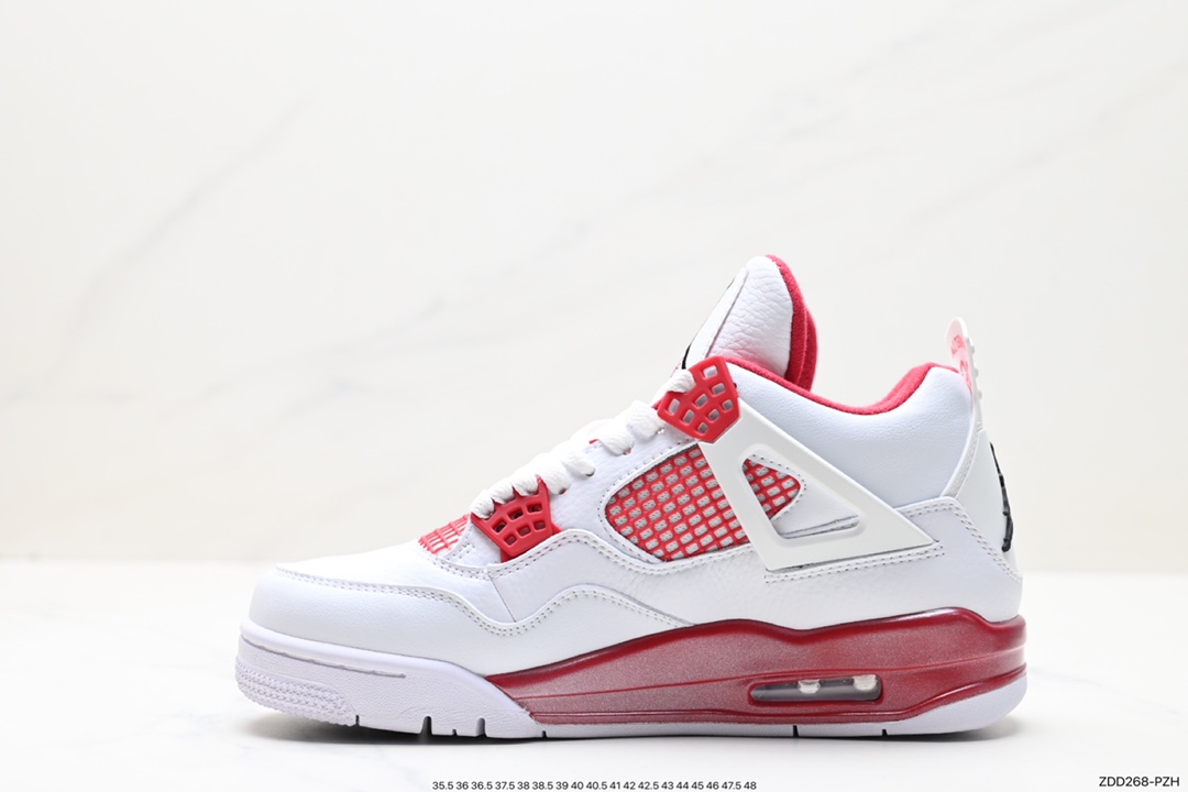 230 耐克Nike Wmns Air Jordan 4 Retro GS”Linen”迈克尔·乔丹AJ4代中帮复古休闲运动文化篮球鞋“白卡其”