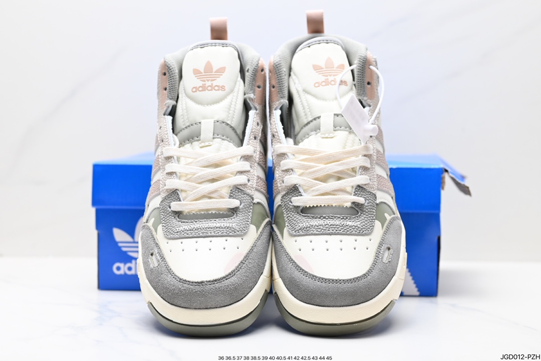 180 Adidas   Originals Post UP 中邦加绒”黑白灰  IE1882