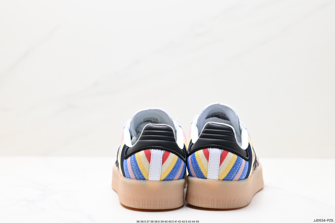 130 阿迪达斯三叶草Adidas Originals Samba Vegan OG”SPD“桑巴舞板鞋 ID0555