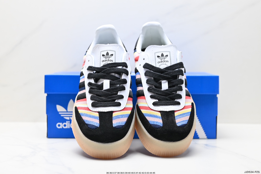 130 阿迪达斯三叶草Adidas Originals Samba Vegan OG”SPD“桑巴舞板鞋 ID0555