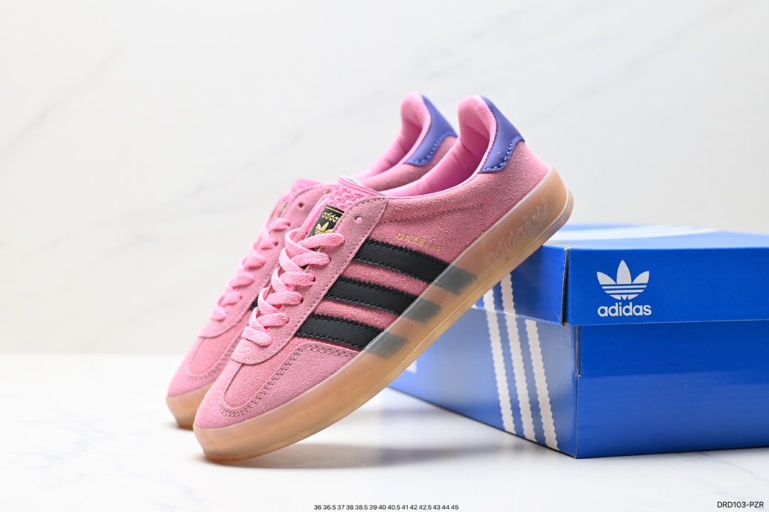 110 Adidas Gazelle Indoor Trainers 羚羊内训系列低帮板鞋 IE7002