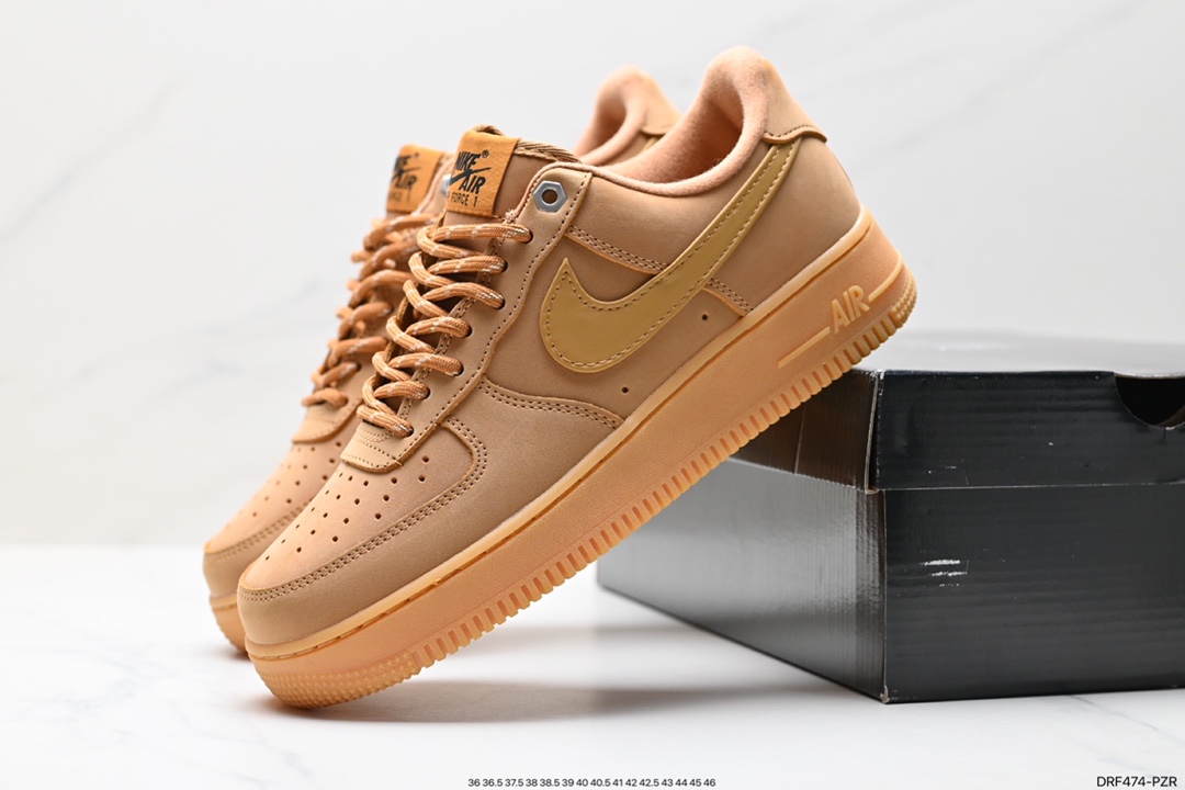 115 Nike Air Force1 Low AF1 经典款小麦色空军一号低帮休闲板鞋 CJ9179-200