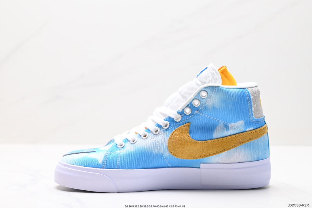 120  耐克Nike SB Zoom Blazer Middge”Hack Pack“白灰深蓝变革拆线大钩子”板鞋 CI3833-101