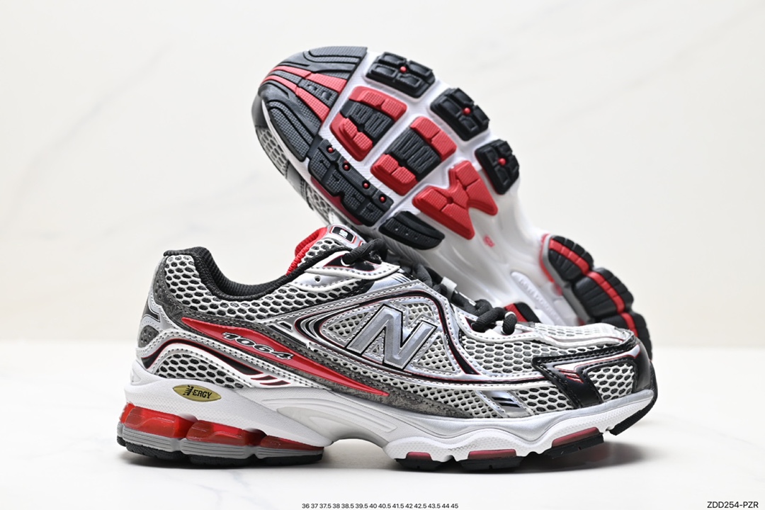 New Balance 1064. The entire shoe is made of gray and white mesh fabric MR1064UR