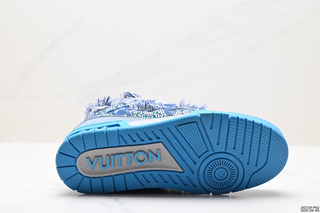 The new LVLouis Vuitton Trainer Sneaker Low casual sports culture all-match sneakers