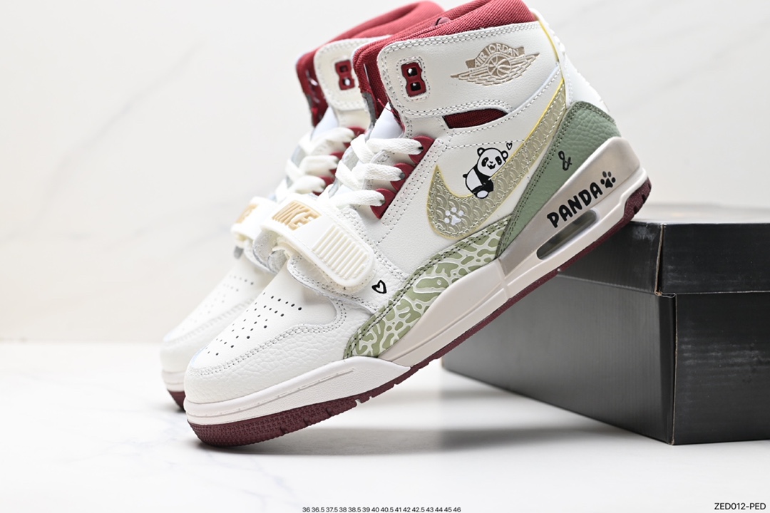 Graffiti Nike Air Jordan Legacy 312 Low ”White/Pine Green” Jordan basketball shoes HF0745-131