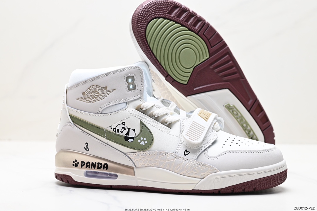 Graffiti Nike Air Jordan Legacy 312 Low ”White/Pine Green” Jordan basketball shoes HF0745-131