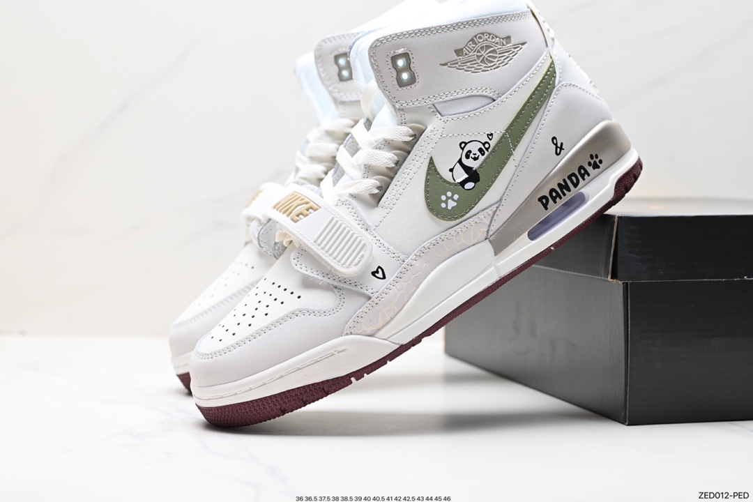 Graffiti Nike Air Jordan Legacy 312 Low ”White/Pine Green” Jordan basketball shoes HF0745-131