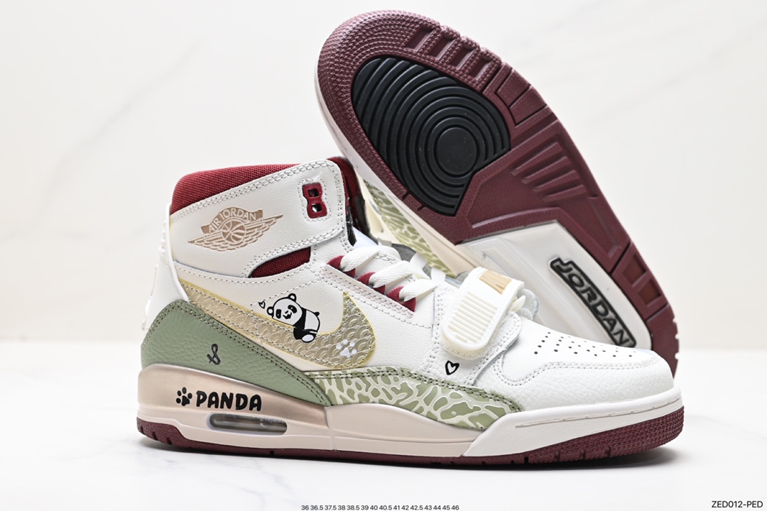 Graffiti Nike Air Jordan Legacy 312 Low ”White/Pine Green” Jordan basketball shoes HF0745-131