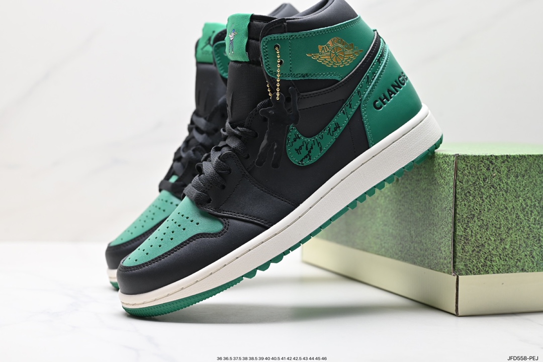 Nike Air Jordan 1 Mid ”Green Yellow” AJ1 Jordan Generation High Top Basketball Shoes FJ0849-001