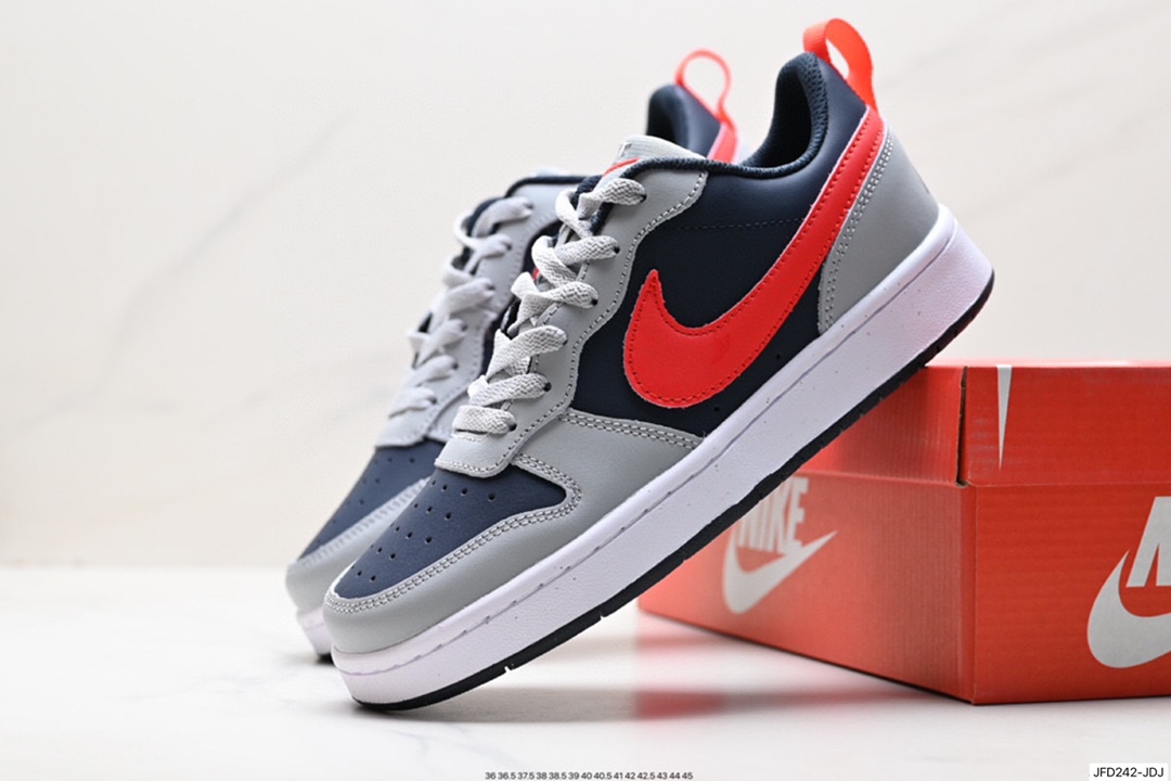 耐克Nike Court Vision Low 学院视觉系列休闲运动皮革板鞋 DH2987-102