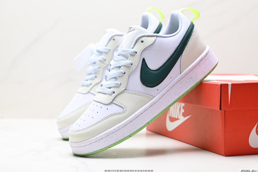 耐克Nike Court Vision Low 学院视觉系列休闲运动皮革板鞋 DH2987-102