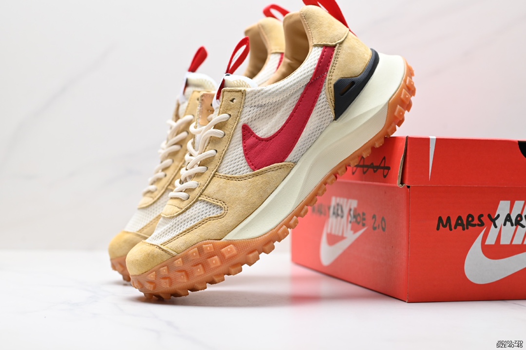 200 Tom Sachs x Nike Craft Mars Yard TS NASA 2.0宇航员透气慢跑鞋” AA2261-102