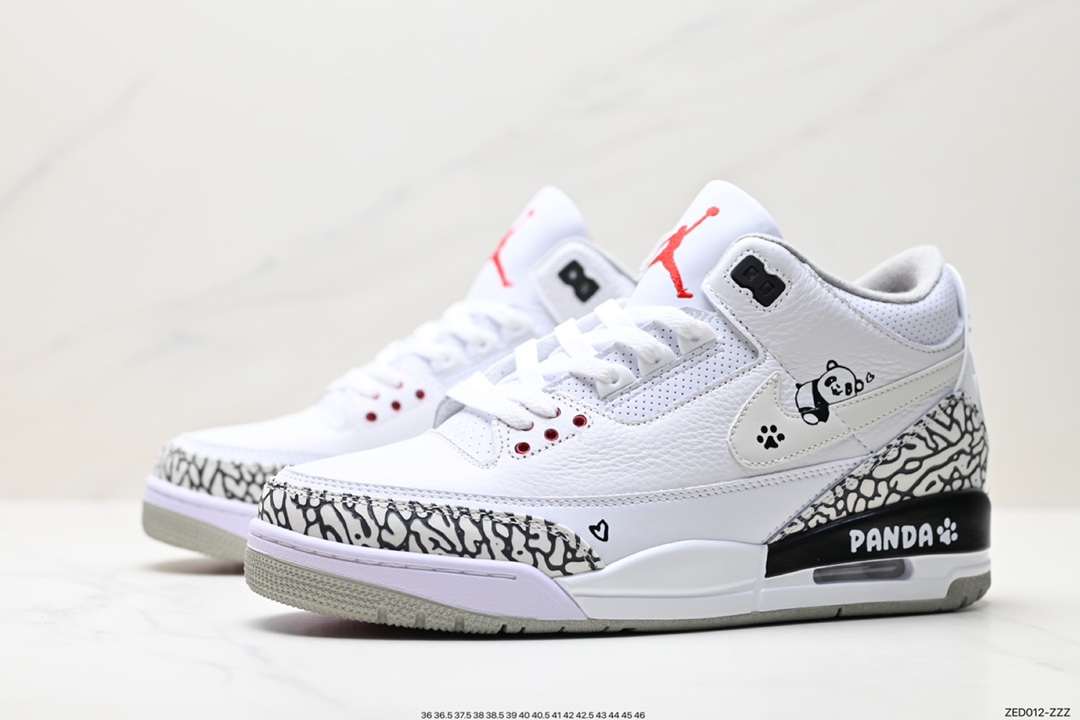 260 Air Jordan 3 Retro ”Hide and Sneak“ 白灰棕  AV6683-160