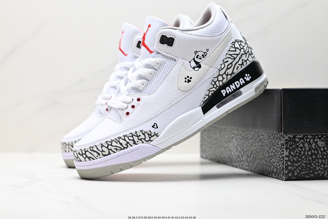 260 Air Jordan 3 Retro ”Hide and Sneak“ 白灰棕  AV6683-160