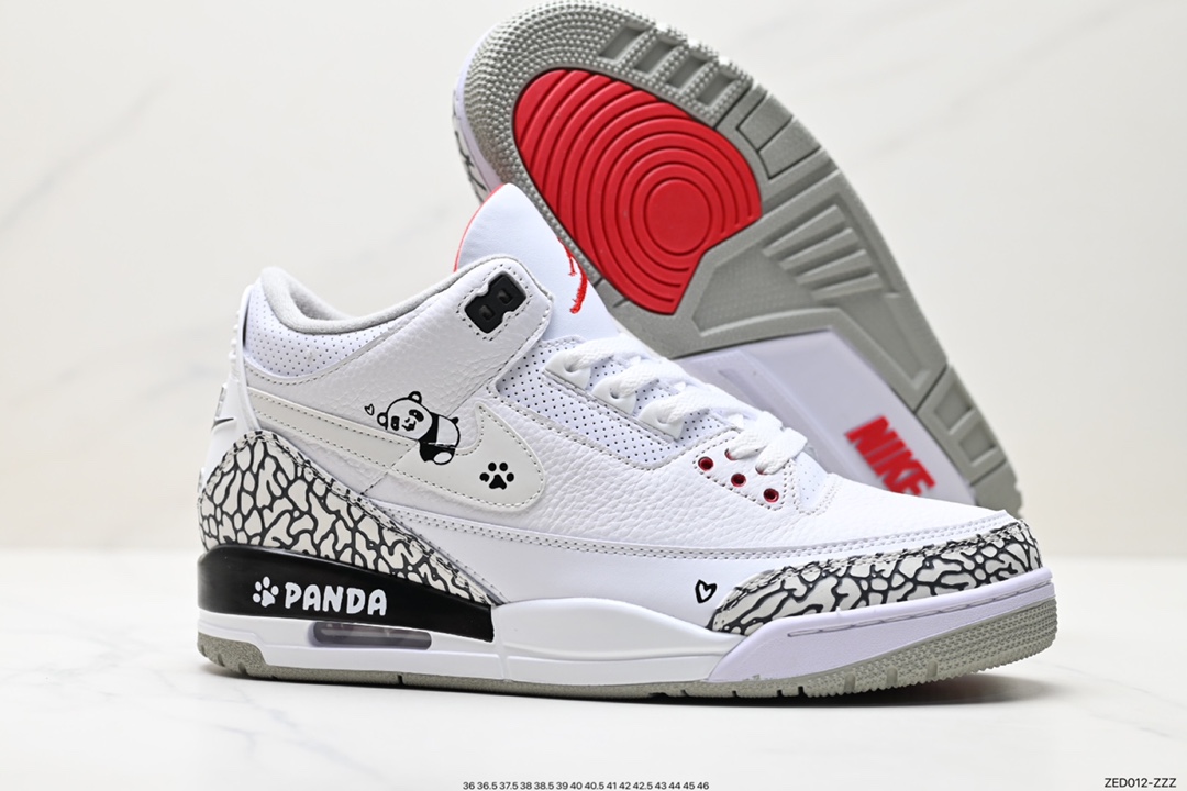 260 Air Jordan 3 Retro ”Hide and Sneak“ 白灰棕  AV6683-160