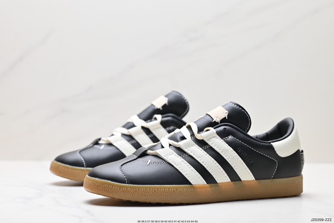 140 阿迪达斯Adidas Originals Gazelle Indoor 三叶草复古防滑耐磨低帮板鞋 HQ8717