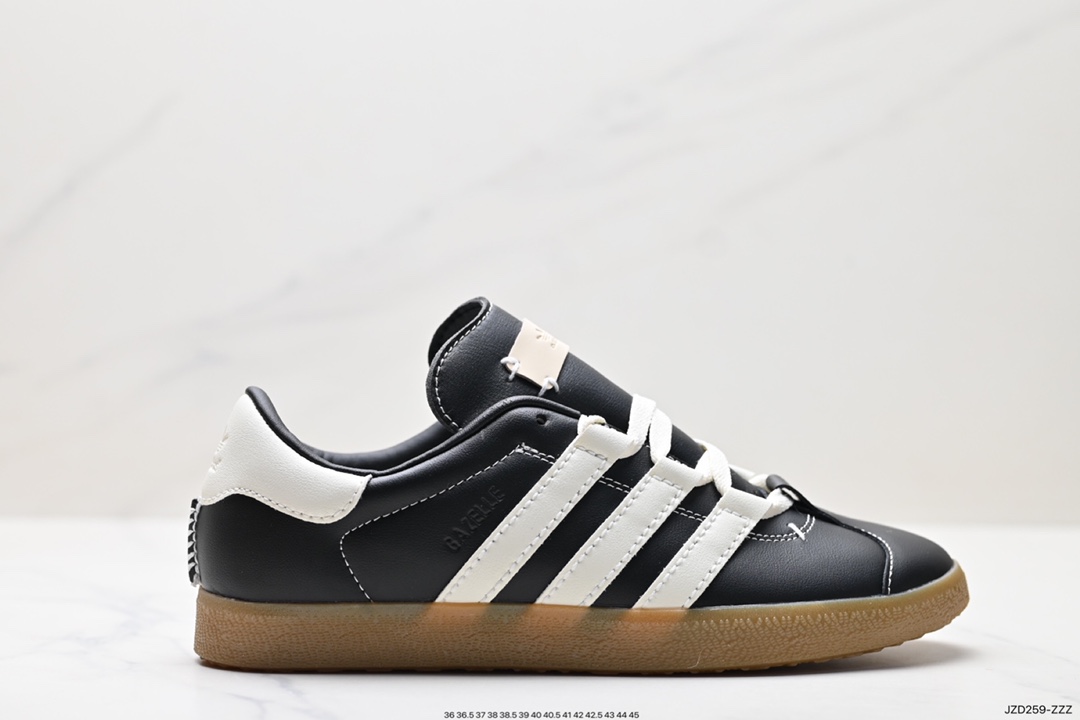 140 阿迪达斯Adidas Originals Gazelle Indoor 三叶草复古防滑耐磨低帮板鞋 HQ8717